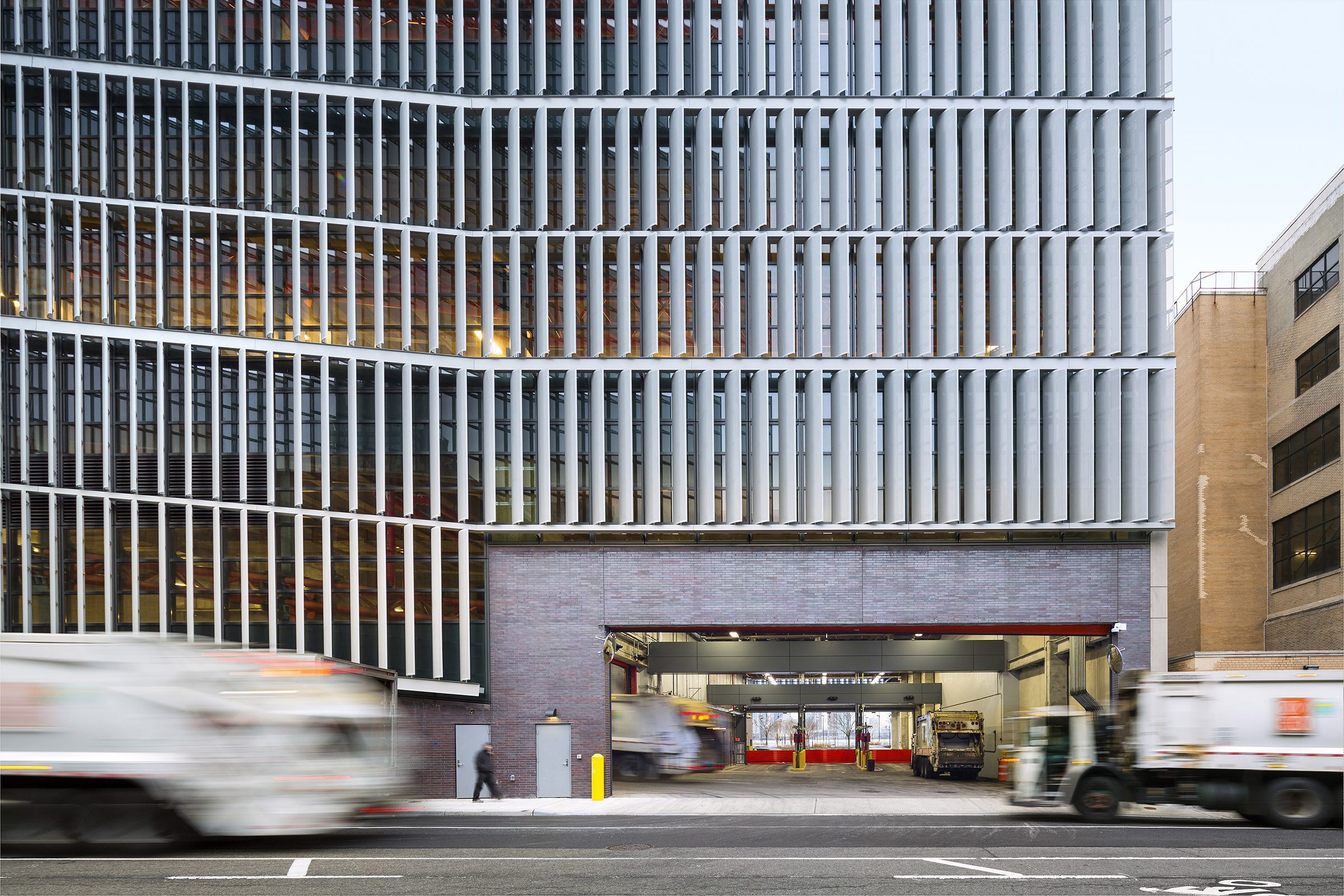 Dattner Architects, Manhattan Districts 1/2/5 Garage, New York, NY