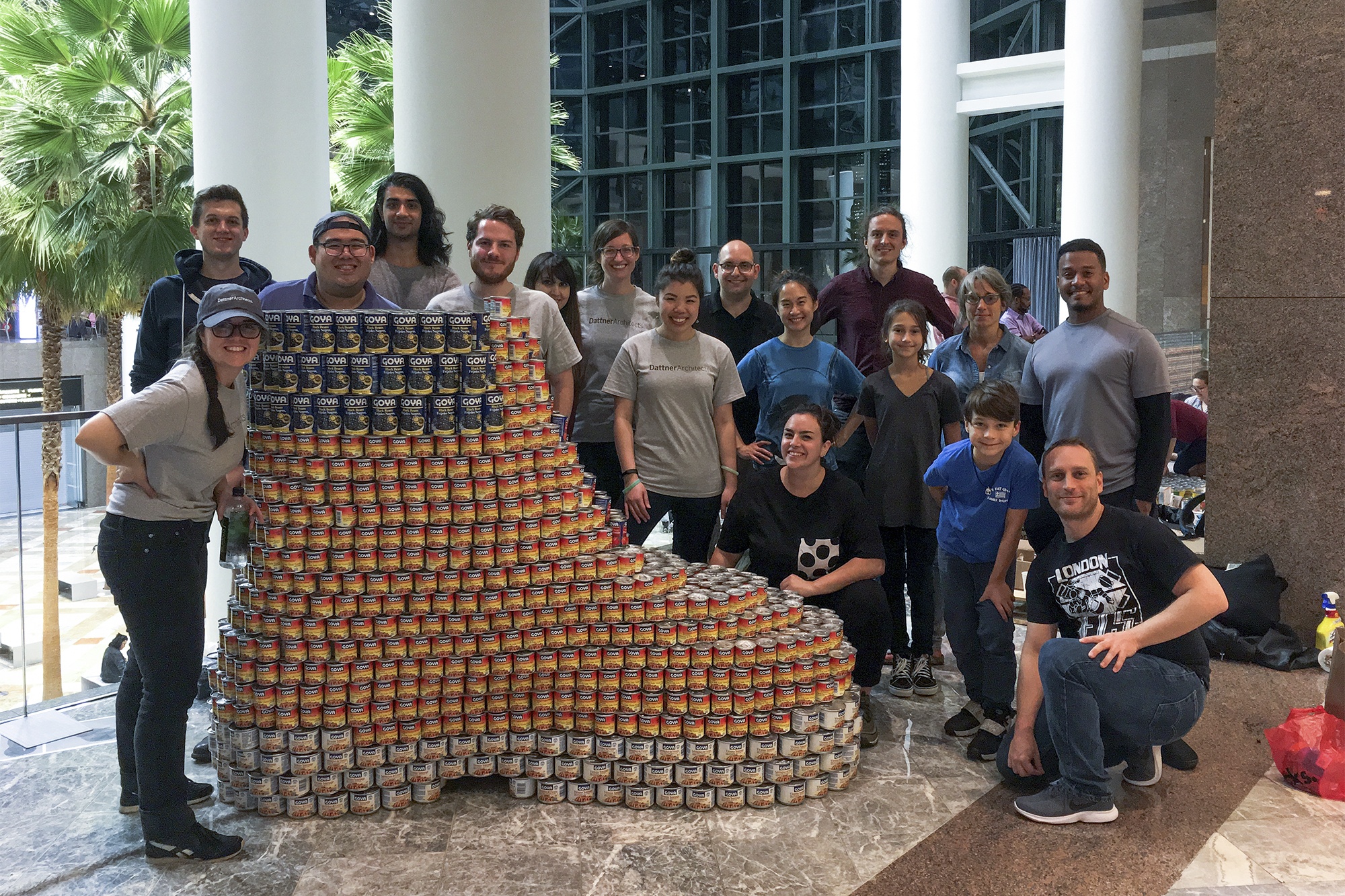 Dattner Architects CANstruction Team
