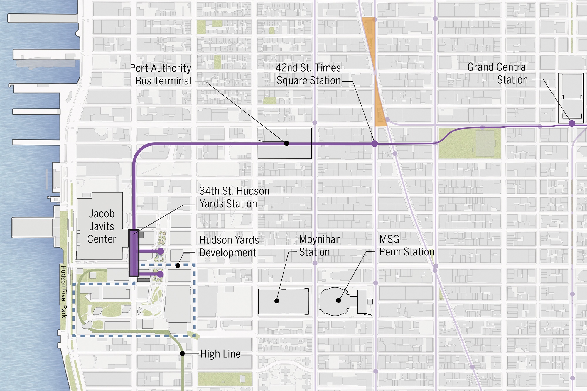 high line extension proposed to connect to new york's penn station