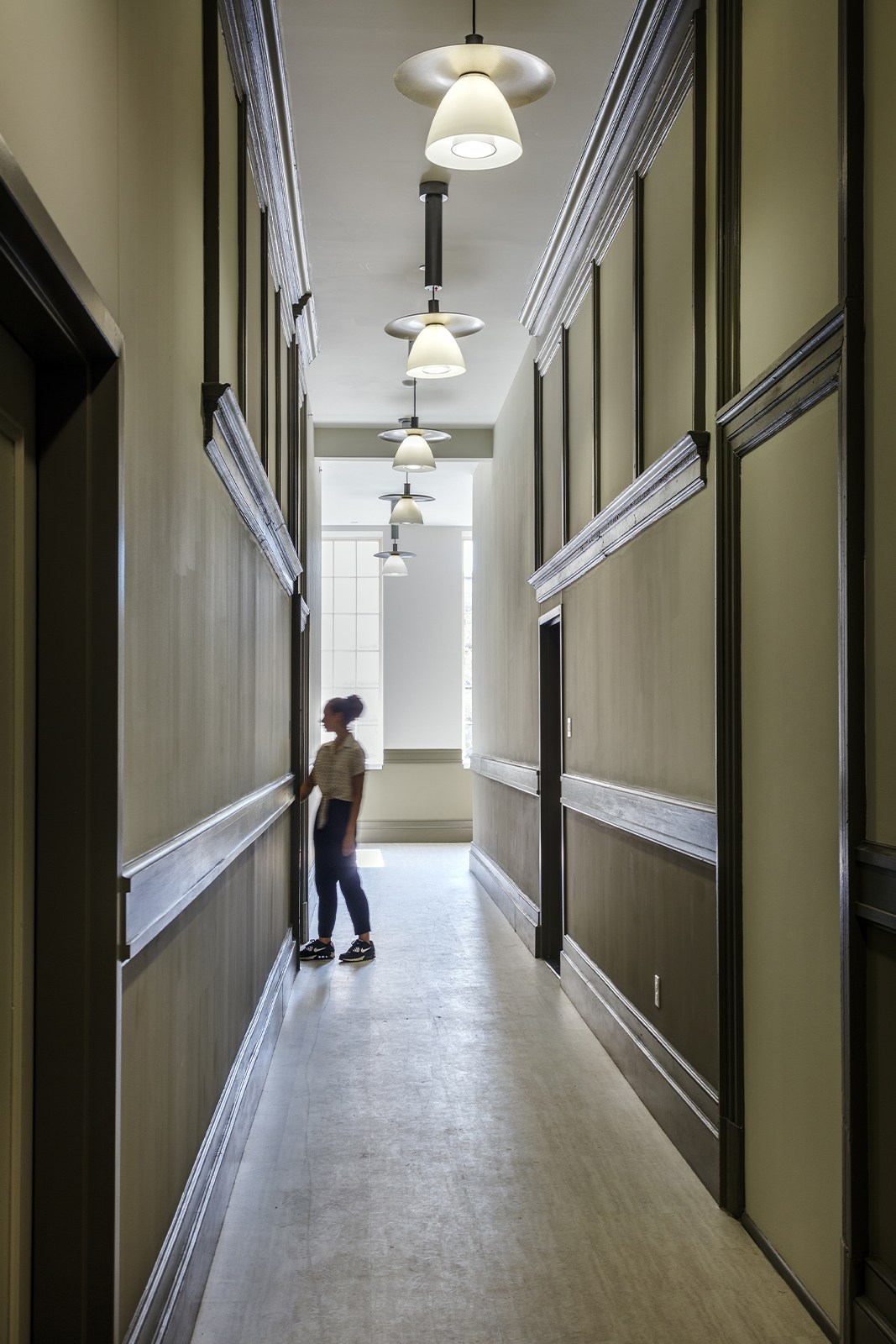 PS 186 residential hallway