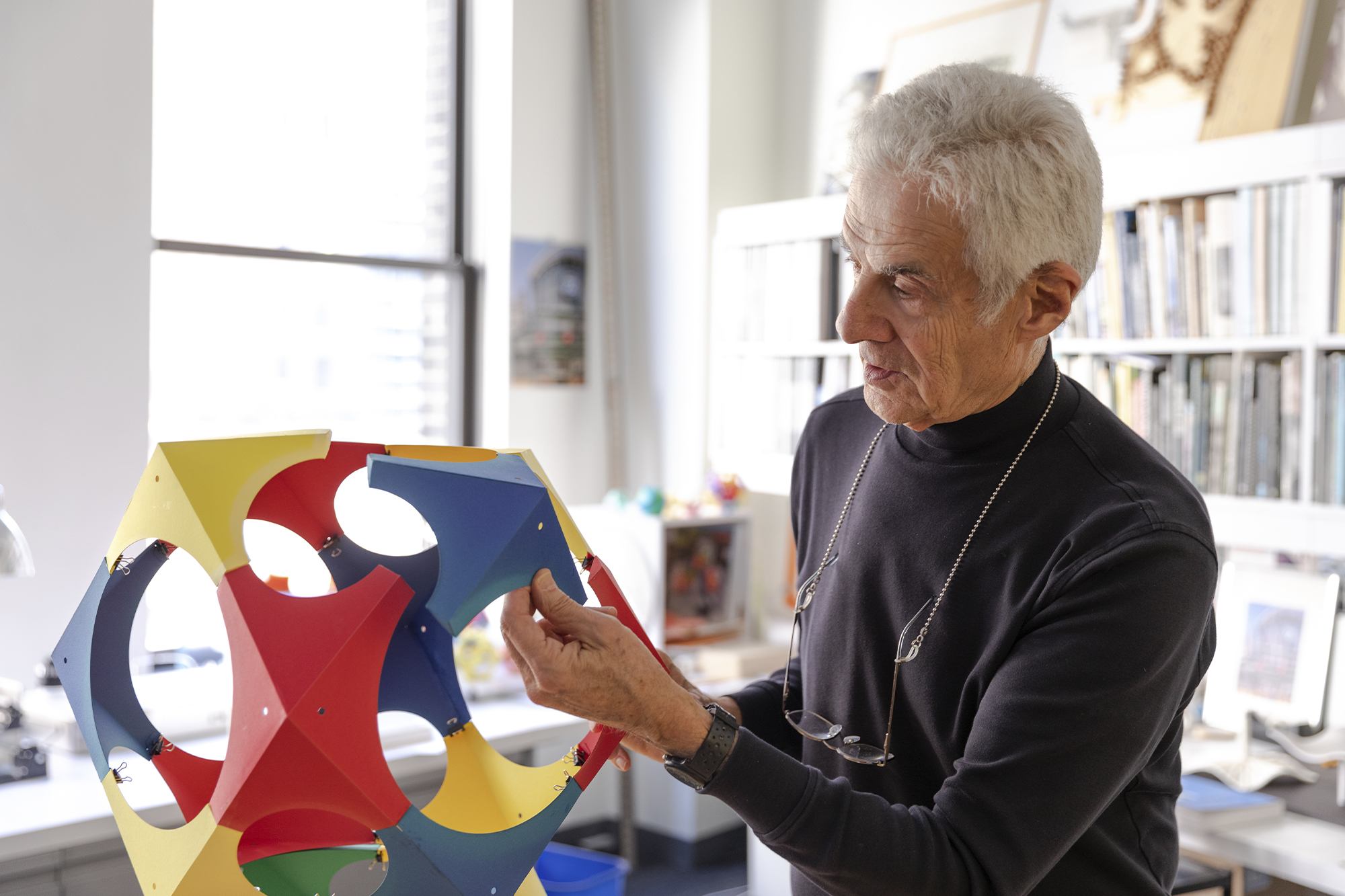 Richard Dattner with PlayCubes