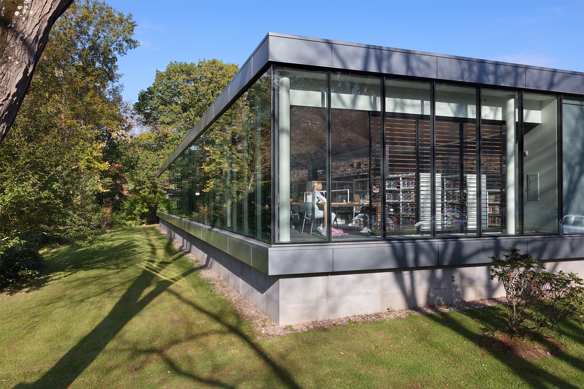 Scarsdale Library Pinwheel Exterior