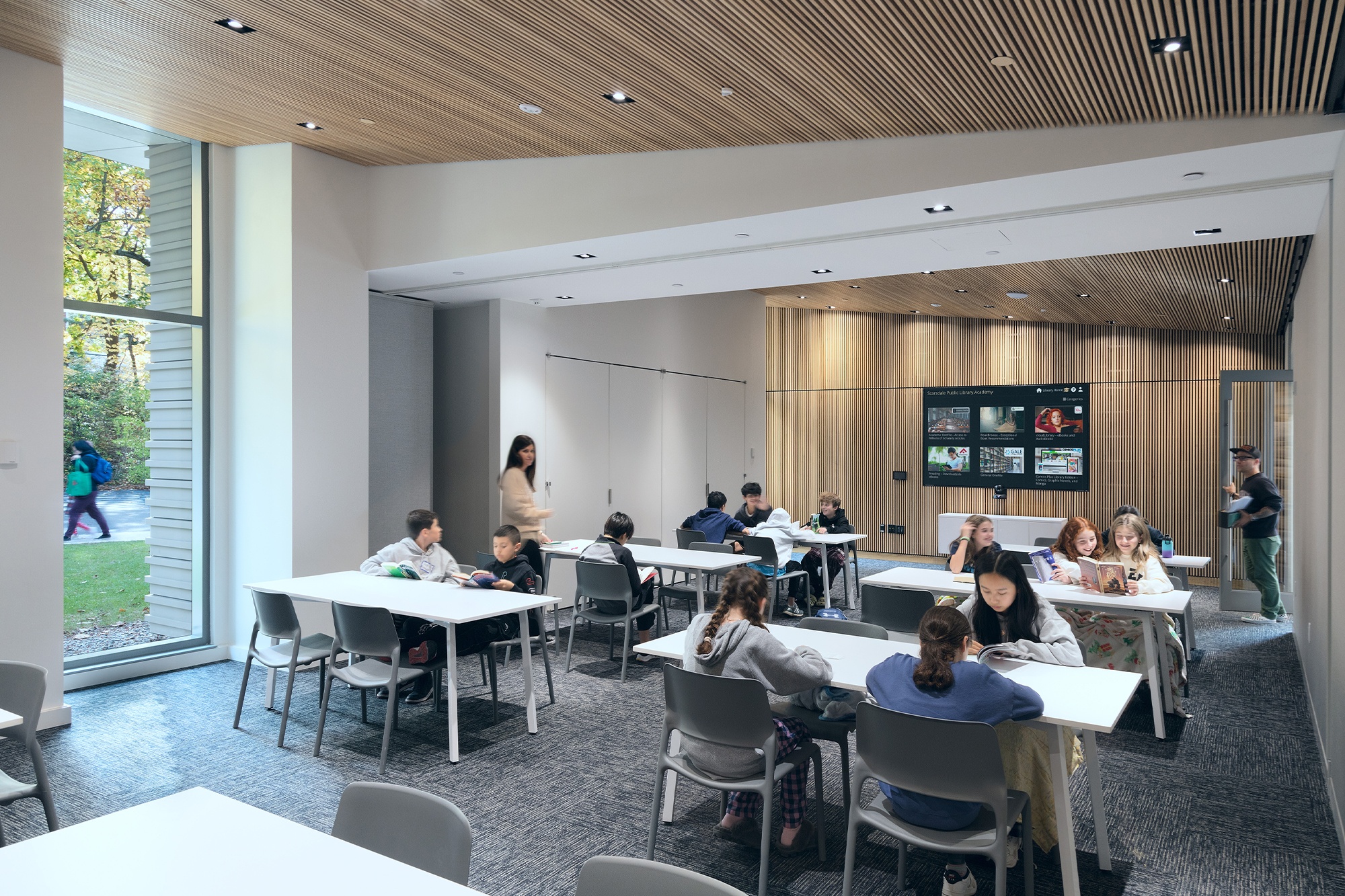 Scarsdale Library Pinwheel Interior4