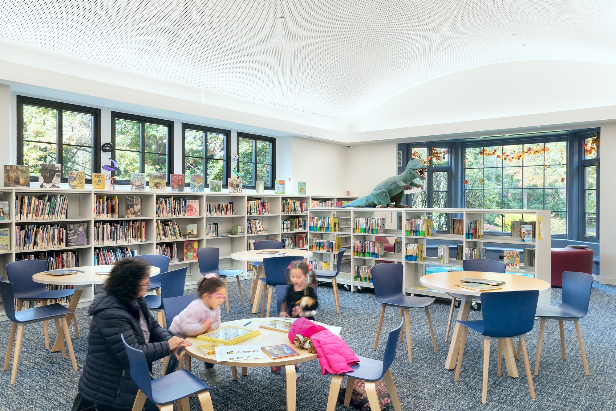 Scarsdale Library Pinwheel Interior6