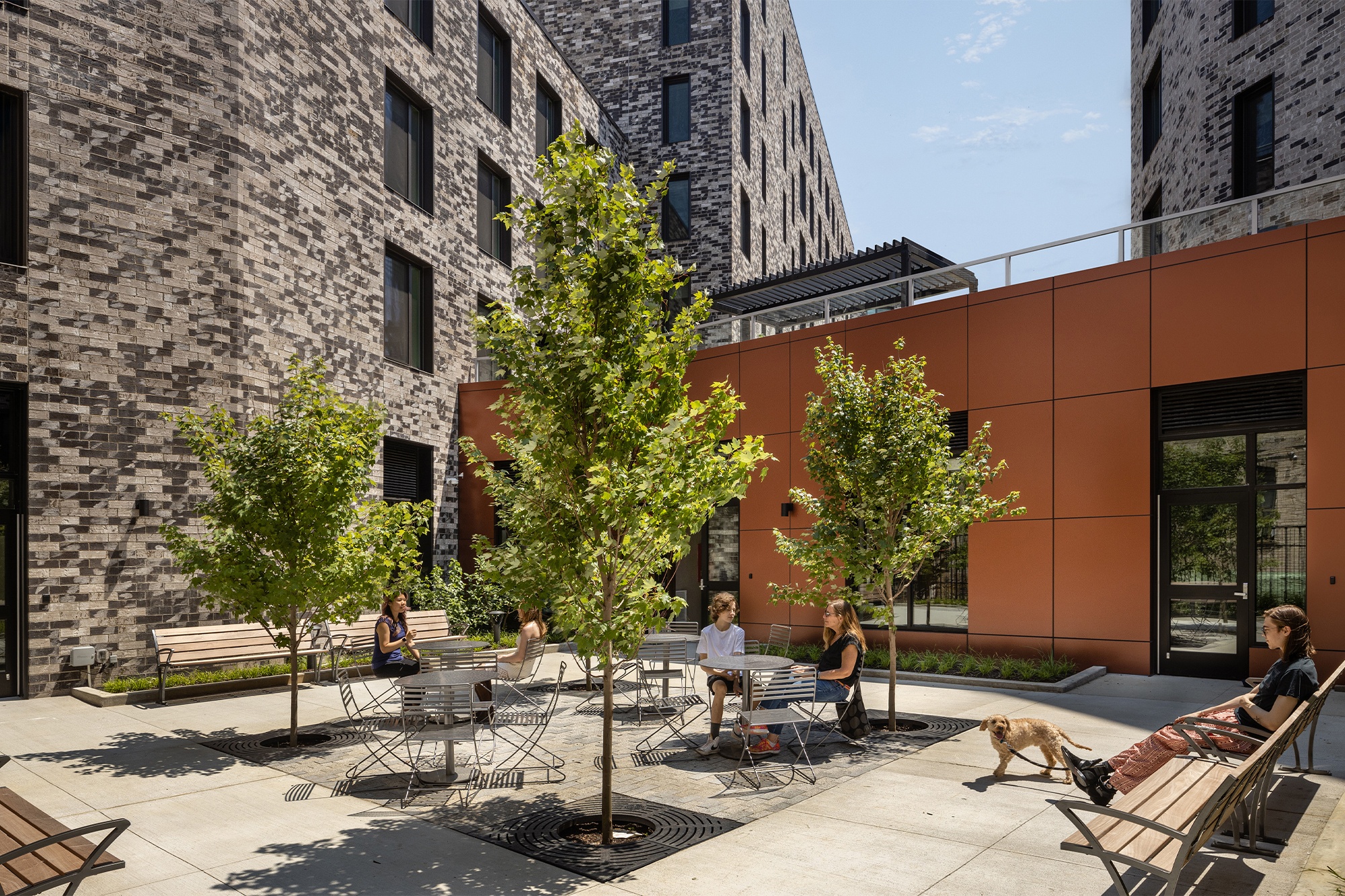 Dattner Architects Nyc Vital Brookdale Interior Courtyard