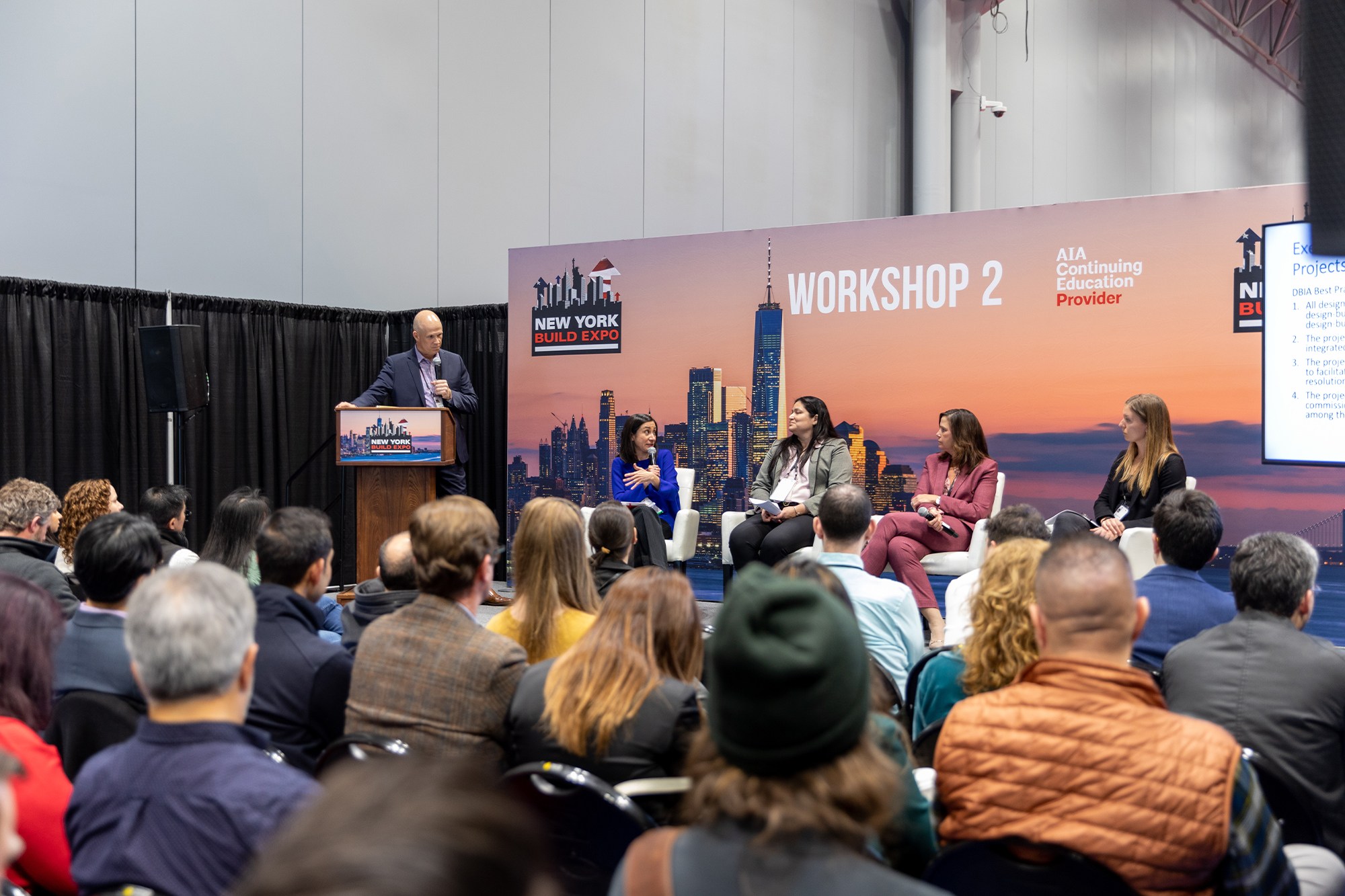 Gia Mainiero at New York Build Expo