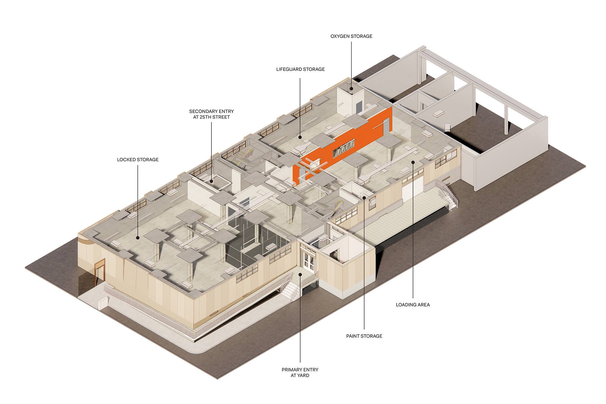 Dattner Architects Nyc CIBO Axon 1