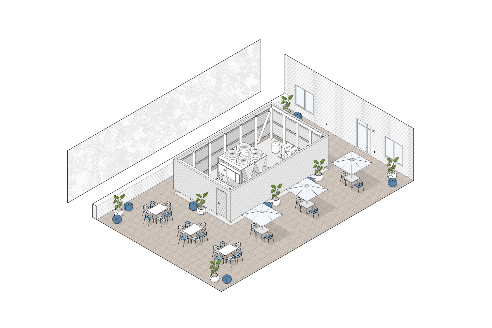 Dattner Architects Nyc CHN TOL Axon Terrace Color