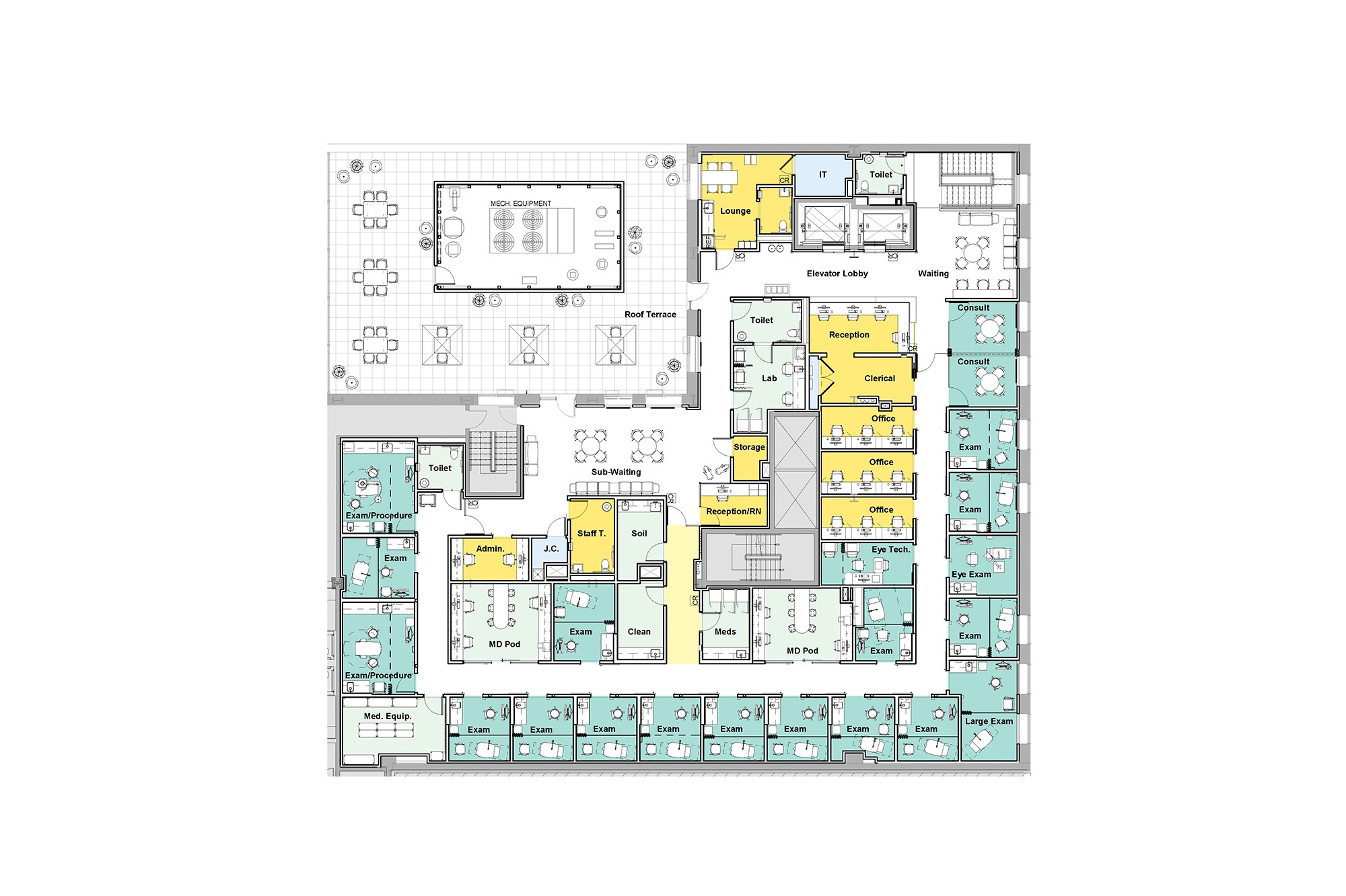 Dattner Architects Nyc CHN TOL Plan 1st Flr