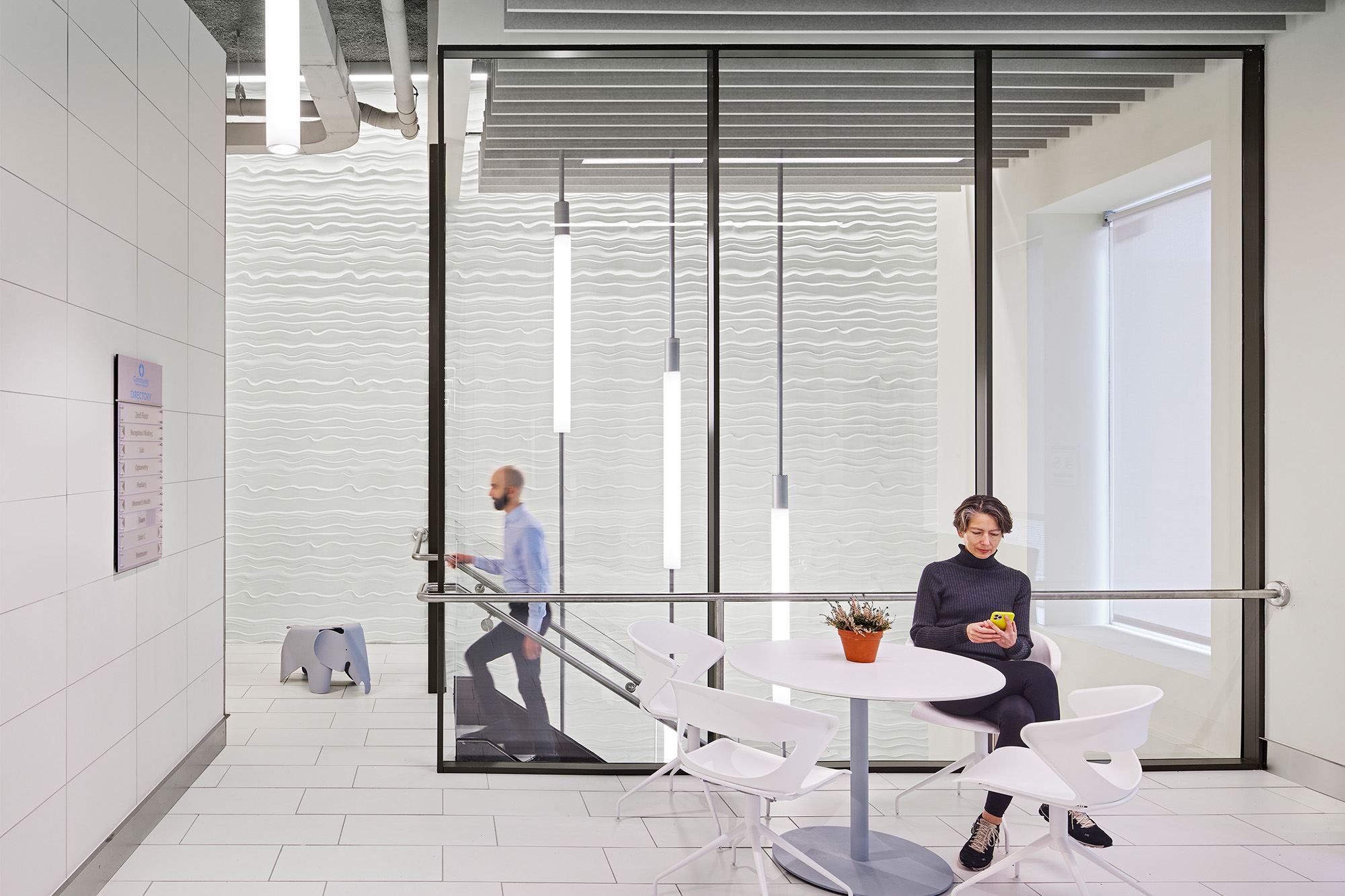 Dattner Architects Nyc CHN TOL Stair Waitingarea