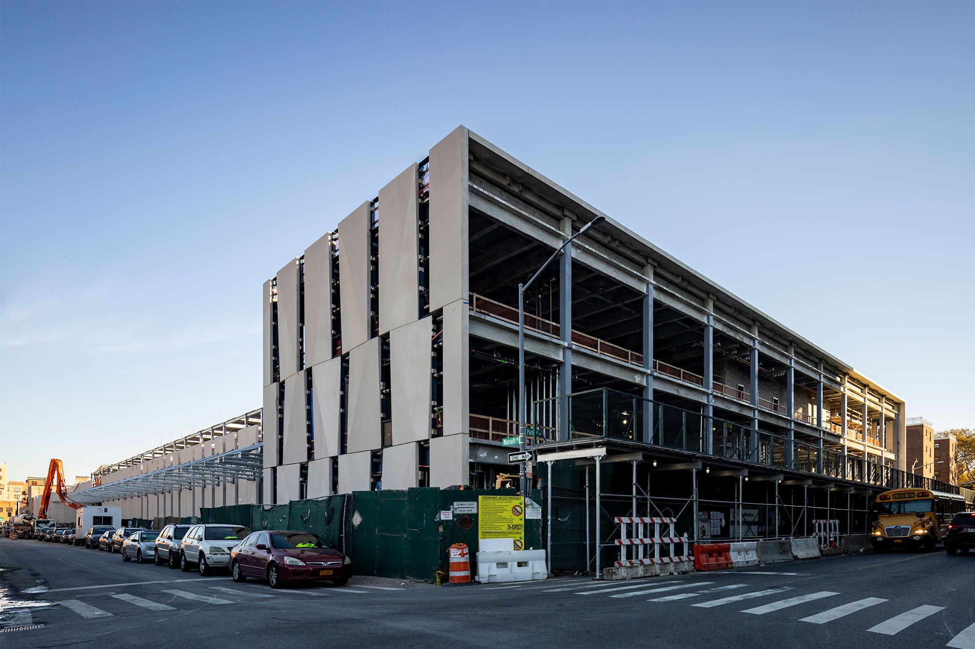 Brooklyn District 3 Garage Dattner Architects Construction 1