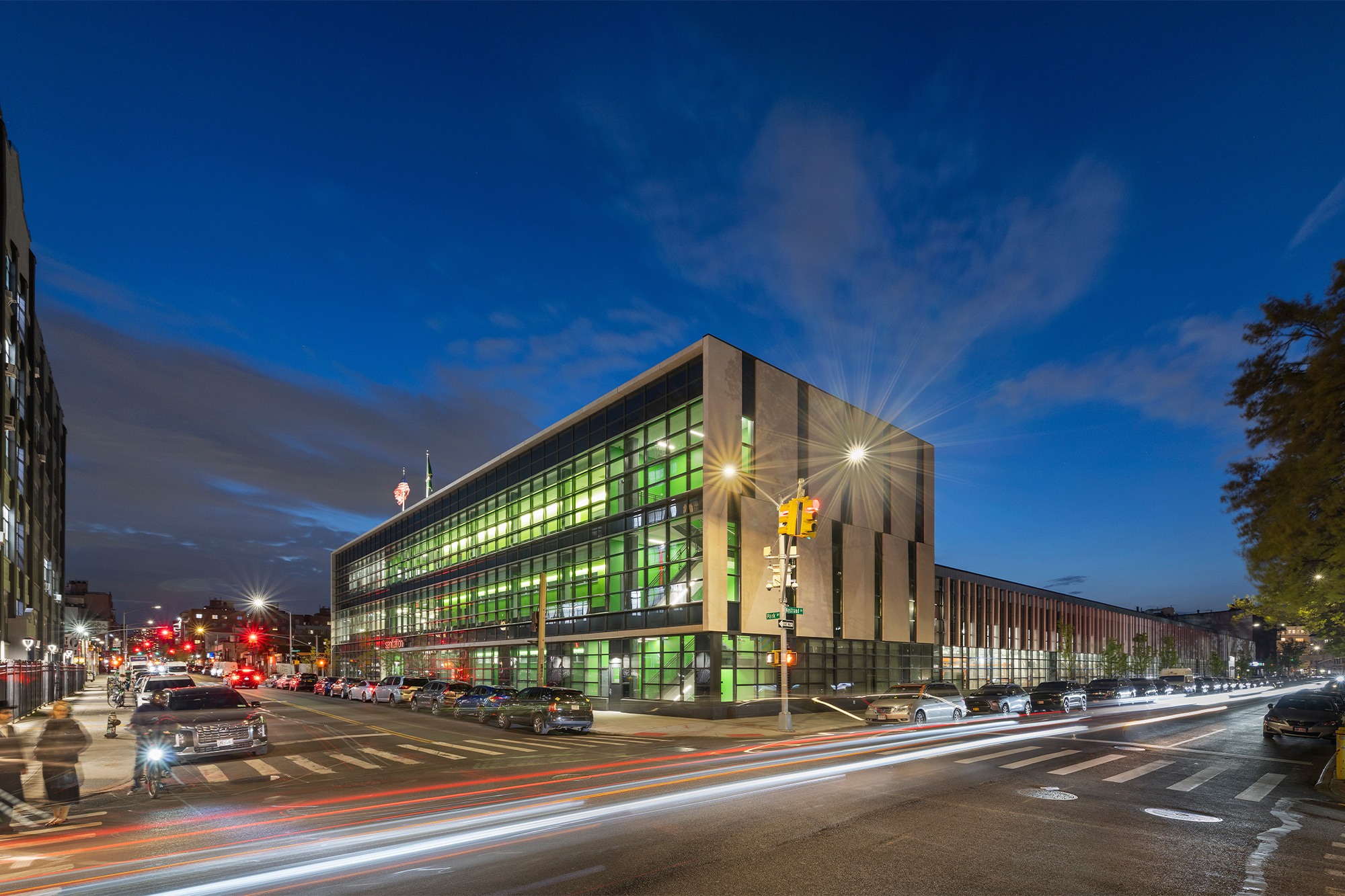 Dattner Architects NYC Brooklyn 3 District Garage 216 Exterior