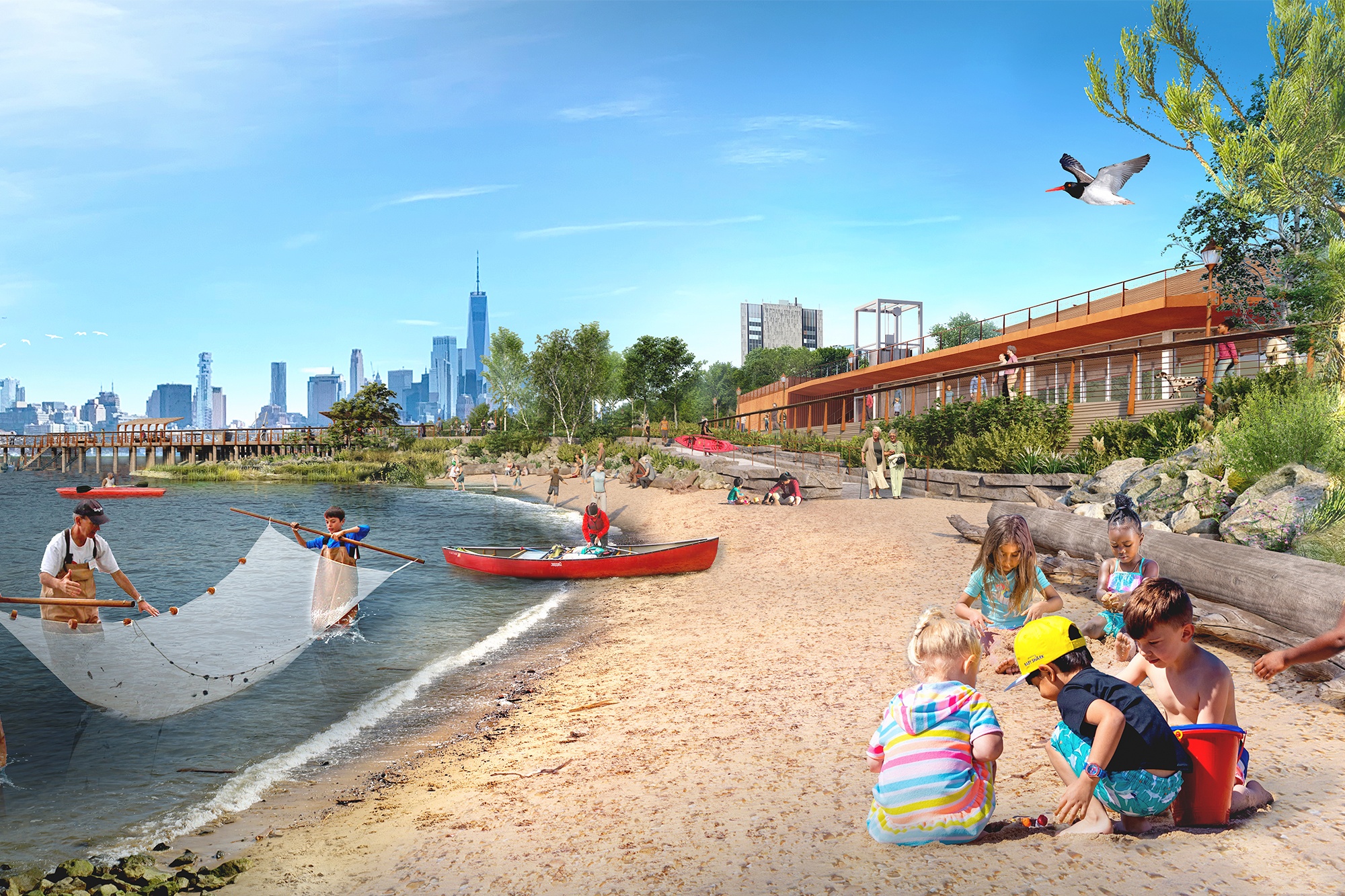 Dattner Architects Nyc Hoboken Maritime Park Beach Hub