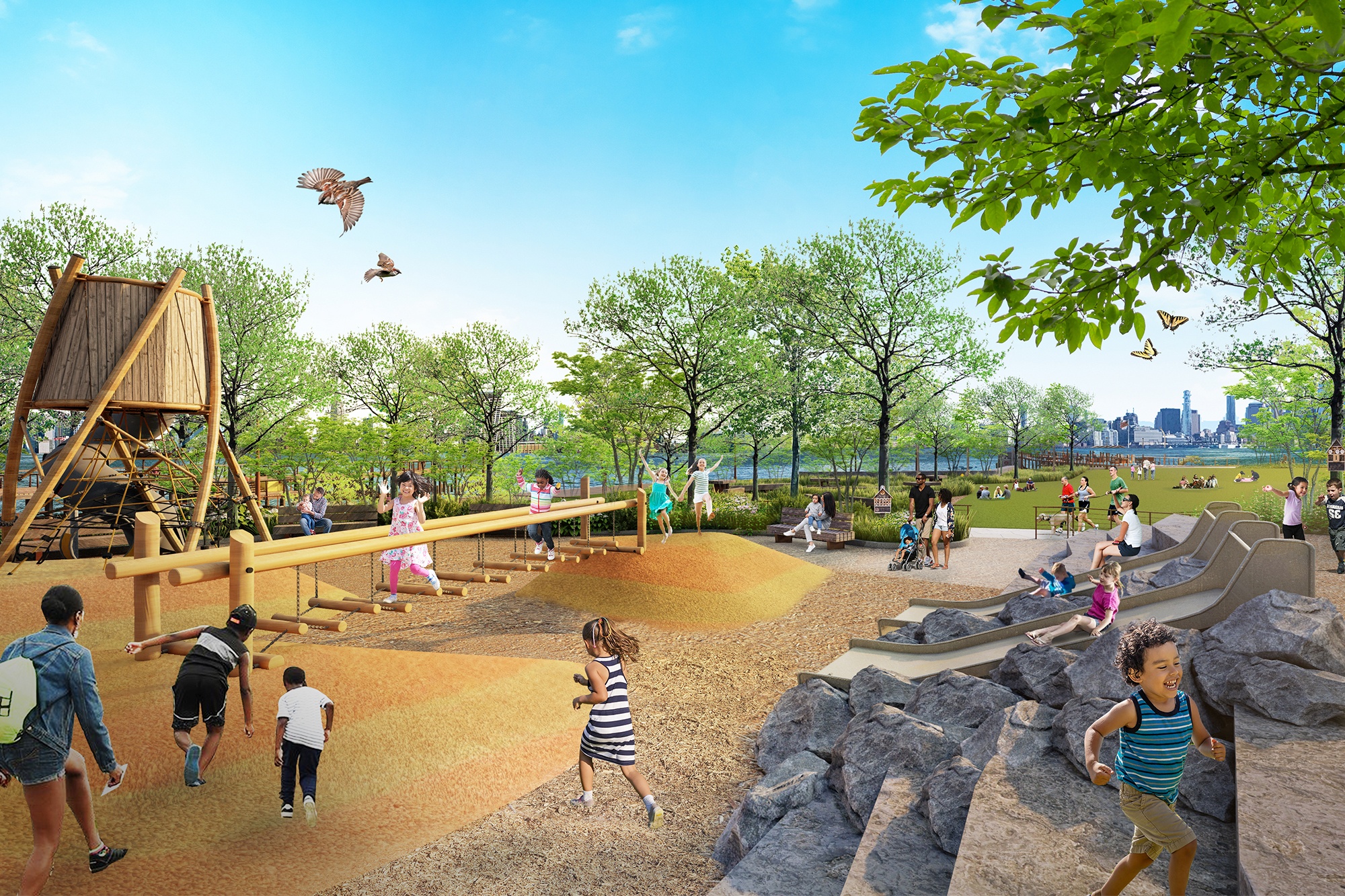 Dattner Architects Nyc Hoboken Maritime Park Play