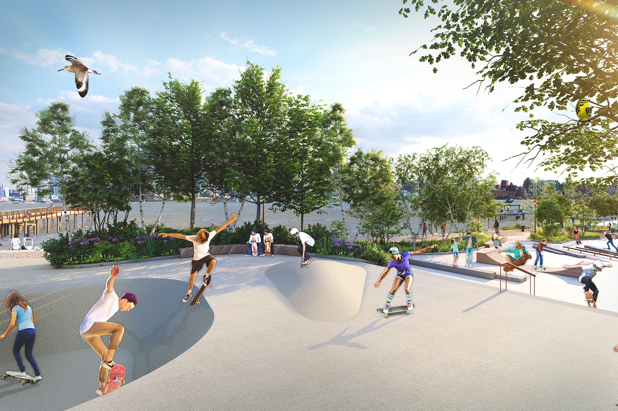 Dattner Architects Nyc Hoboken Maritime Park Skate Park