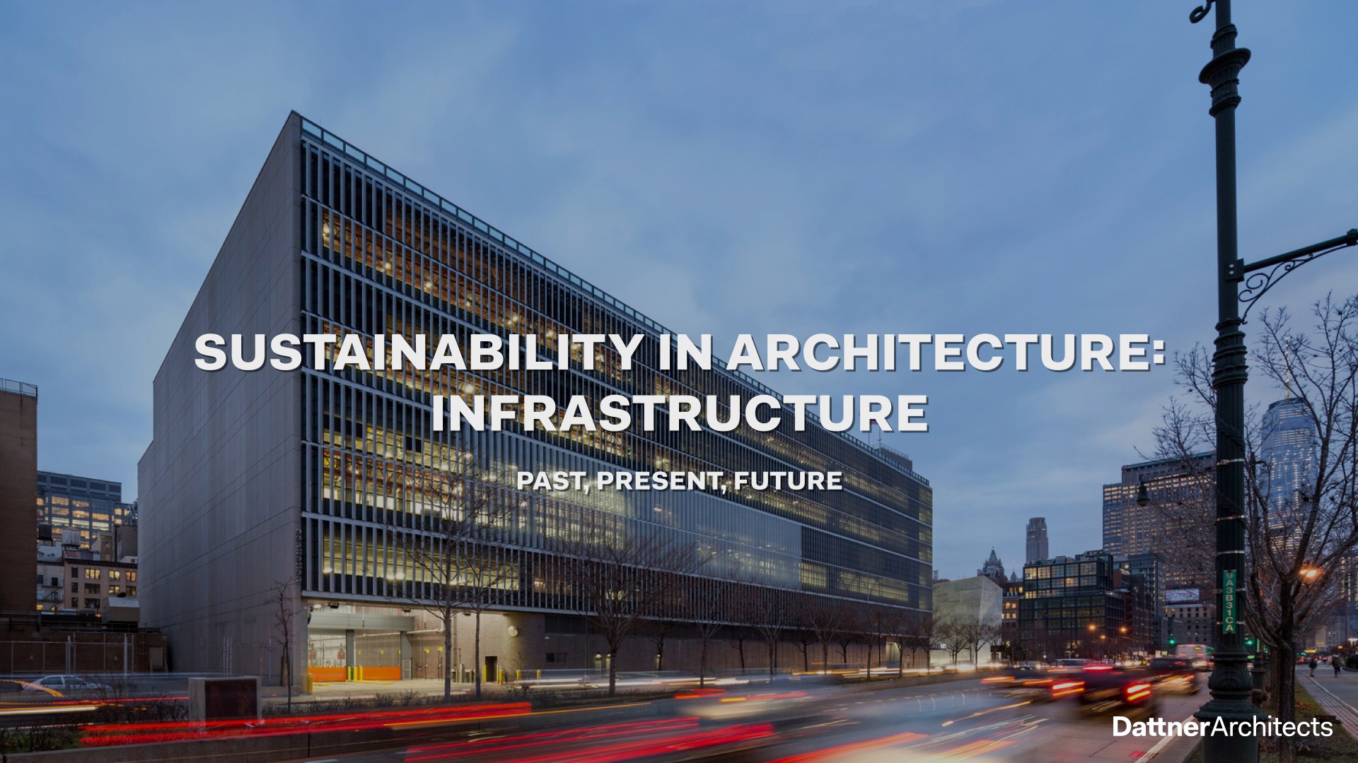 Sustainability In Infrastructure Intro Slide