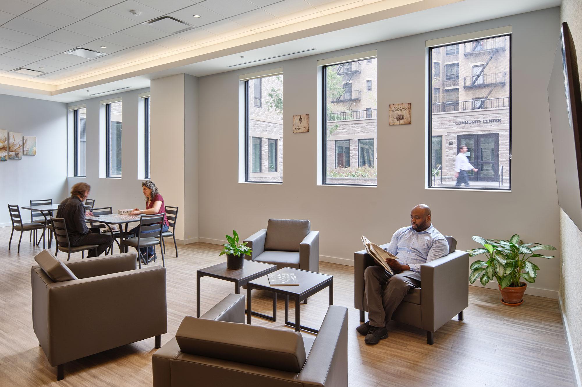 Dattner Architects Nyc St James Terrace Chris Cooper Lounge 24